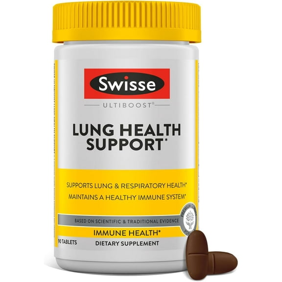Ultiboost, Lung Health Support, 90 Tablets, Swisse
