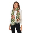 thumbnail image 2 of FORMRS Womens Scarf Winter Soft Long Big Warm Shawls Wrap Tassel Scarves, Christmas Plaid Pattern, 2 of 9