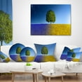 thumbnail image 4 of Designart Tree in Night and Day - Landscape Printed Throw Pillow - 18x18, 4 of 5