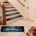 thumbnail image 1 of Cameland Christmas Green Plants Snowflake Stair Tread Mat, 1 of 7