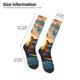 thumbnail image 2 of Balery Cool Cat Driving Sunset Calcetines novedosos Calcetines deportivos Calcetines hasta la rodilla Calcetines de algodón Calcetines originales y geniales, 2 of 6