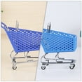 thumbnail image 2 of 2Pcs Creative Mini Shopping Cart Storage Baskets Unique Mini Desktop Adornments, 2 of 6