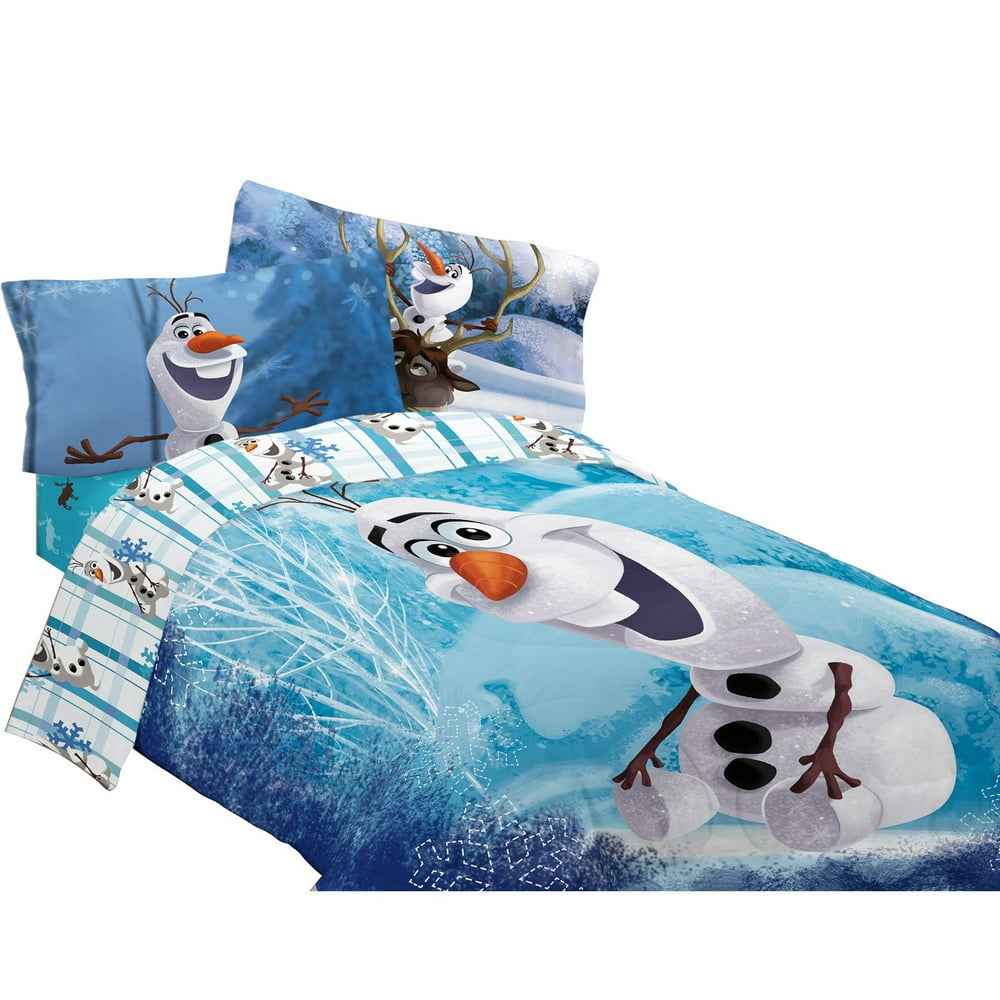 Disney Frozen Olaf 'Build A Snowman' Twin or Full Bedding Comforter, 1 Each - Walmart.com