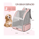 thumbnail image 2 of Mochila Transportadora Para Perros/gatos Plegable Lab.G Gris Rosa, 2 of 5