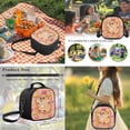 thumbnail image 6 of Bulopur Kids 17 Inch School Backpack, 4 PCS Pink Watermelon Chef Capybara Print Bookbag with Lunch Box, Water Bottle Holder and Pencil Case for Kids Aged 4-8, 6 of 8