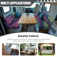 thumbnail image 3 of Yuyamidu Colorful Leopard Print RV Dinette Cushion Covers Replacement Fashion Camper Cushions Cover 2 PCS RV Couch Covers Soft Camper Dinette Seat Covers for RV Camper, 3 of 7
