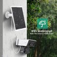 thumbnail image 2 of Mistaha Monocrystalline Silicon Solar Panel with 10W 5V Type-C Output, 360° Rotation, 90° Tilt, IP65 Waterproof, 22%-24% Efficiency - Black, 2 of 6