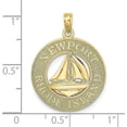 thumbnail image 4 of 14K Yellow Gold NEWPORT RHODE ISLAND w/Sailboat Charm - 19mm, 4 of 6