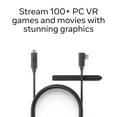 thumbnail image 2 of Meta Quest Link Cable — Works with Meta Quest 3/3S Fiber-Optic Cable — Access PC VR Games — Up to 5 Gbps Bandwidth, 2 of 5