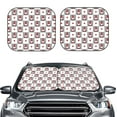 thumbnail image 6 of Lsque Gnomes and Hearts 2 PCS Windshield Sun Shade | CarFoldable Window Covers | Car Accessories Reflect UV for Universal Cars SUV Truck | Small, 6 of 7