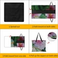 thumbnail image 3 of Rain Drenched Butterfly Hibiscus Flowers Art Picnic Blanket Waterproof Outdoor Beach Blanket Hand-held Pad Suitable for Travel, Camping, Beach, Family Gatherings, 3 of 7