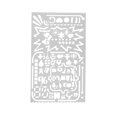 thumbnail image 1 of Rongfmy Drawing Template Art Projects Party DIY Office Birthday Gift Drawing Stencil C, 1 of 9