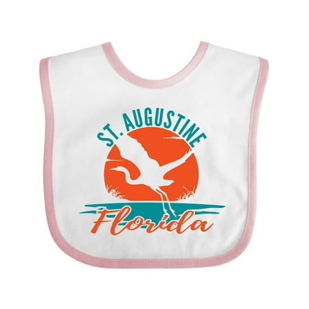 

Inktastic St Augustine Florida Vacation Trip Boys or Girls Baby Bib