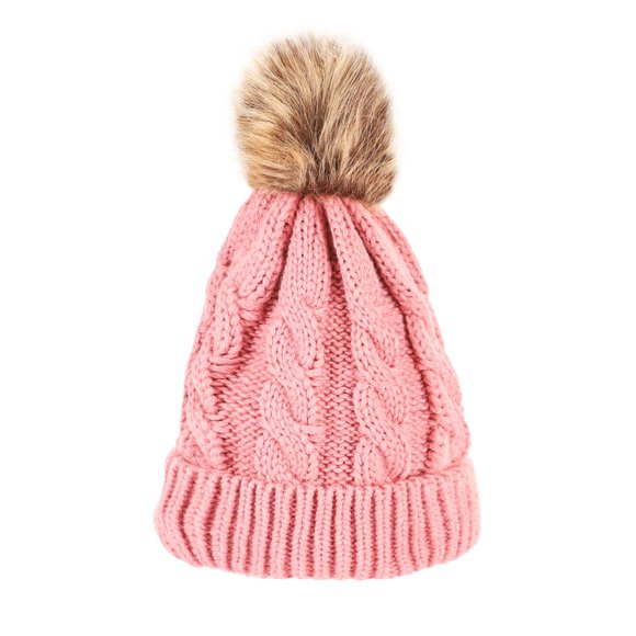 RXIRUCGD Unisex Beanie Knitted Casual Hat Warm Ski Hat Running Sports Hat( Pink )