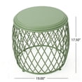thumbnail image 4 of Noble House Finley Iron Round Side Table, Green, 4 of 5