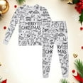 thumbnail image 2 of WENXIAOO Pyjama de Noël Color Me Pyjama à Manches Longues Ensemble de Pyjama 2 Pcs pour Enfants Pyjama des Fêtes Peut Jouer avec et Porter, 2 of 3