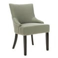 thumbnail image 4 of SAFAVIEH Lotus 19''H KD Side Chair Set of 2 Silver Nail Head Seamist Linen, 4 of 7