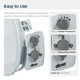 thumbnail image 5 of Drive Medical PreserveTech Raised Toilet Seat with Bidet, Ambient Water, 5 of 8