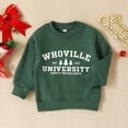 thumbnail image 3 of FOCUSNORM, 2 colores, camisetas navideñas para niños y niñas de 0 a 5 años, jersey de manga larga con estampado de letras, sudadera de otoño, 3 of 3