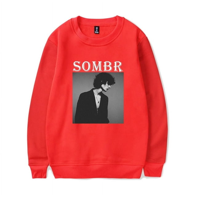 Chandail à Col Rond Sombr Merch Photos Unisexe Hommes Femmes à Manches Longues Streetshirt