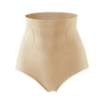 thumbnail image 6 of Bigersell Cotton Bikini Underwear Women Clearance Cotton Underwear Women Cheeky Panty Style P-1046 Nylon Period Panties Thong Briefs Mid Waist Women Cheeky Panties Beige One Size, 6 of 6