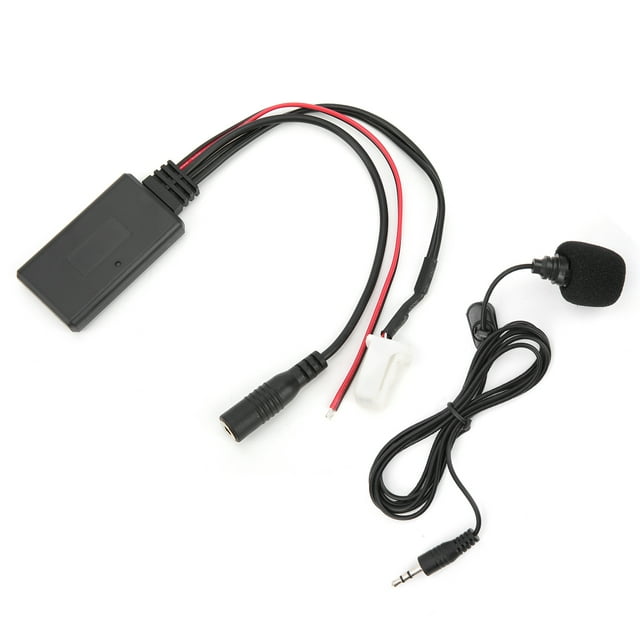 Cable de audio auxiliar, cable auxiliar Bluetooth 5.0, módulo Bluetooth para automóvil, adaptador AU In Achieve More