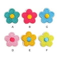 thumbnail image 3 of Monstrate 10 piezas de parches de flores para planchar, pegatinas autoadhesivas duraderas, parches bordados con patrón para ropa de bricolaje Type3 NO3 Monstrate HA061188-05B, 3 of 6