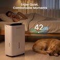 thumbnail image 6 of Waykar 80 Pint Dehumidifier for Basement, Crawl Space & RV/Boat Storage, 5,000 Sq. Ft., Auto Defrost for Cold Winter, Continuous Drain, No Daily Emptying, 25 Pint DOE, 6 of 11