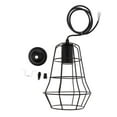 thumbnail image 2 of kusrkot Creative Black Pendant Lamp Shade Light Bulb Holder (Bulb not Included) #2, 2 of 9