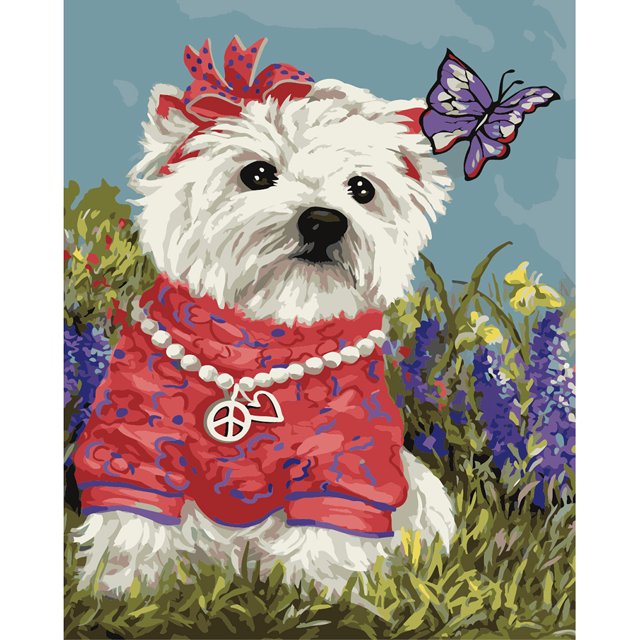 Taladro diamante pintura (DE3165) 5D DIY perro completo punto de cruz bordado mosaico Kit 30x40cm FLhrweasw Nuevo