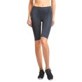 thumbnail image 1 of MOPAS Women's Ribbed Waistband 19" Knee Length Cropped Plain Capri Leggings, 1 of 5