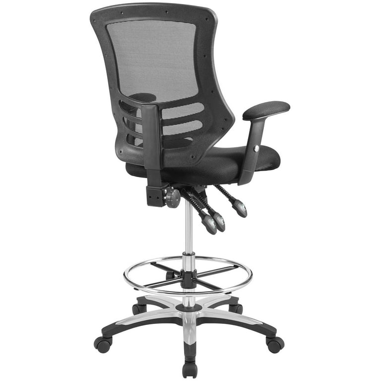 Modway Calibrate Mesh Drafting Chair in Black