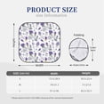 thumbnail image 3 of Wukai Lavender Bicycle Print Windshield Sun Shade, Car Front Window Shades Sunshade Cover Sun Visor Shield Block Automotive Interior Protector Blocks UV Rays-Medium, 3 of 6