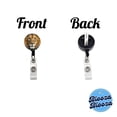 thumbnail image 3 of Lion Face Retractable Reel ID Badge Key Card Name Tag Holder with Clip, 3 of 7