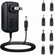 thumbnail image 1 of Chenchen 5V 2A Power Adapter, Dc 5V Power Cord with 8 Selectable Plug, Universal Power Adapter for Led Power Supply, CCTV Camera, BT Speaker, GPS, Webcam, Router - 2000mA Max, 1 of 1
