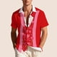 thumbnail image 5 of Ceisia Fashion Unisex Men Women Casual Short Sleeve Printed Turndown Collar Button Gift Shirt, 5 of 9