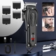 thumbnail image 3 of Elegant Choise Digital Cordless Barber Shaver - USB Charging Beard Trimmer Set With Accessories, 3 of 10