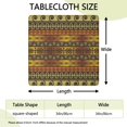 thumbnail image 2 of Washable Fabric Square Tablecloth 34x34 Inch with Elastic Hem for Decor, 2 of 6
