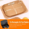thumbnail image 2 of Air Fryer Liners, 150 Pcs Parchment Paper Liner, Non-Stick Baking Paper for Baking Roasting Microwave, 8.6 Inch Rectangular, 2 of 7