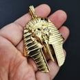 thumbnail image 2 of HIP HOP ICED GOLD PLATED EGYPTIAN PHARAOH KING TUT LARGE FASHION CHARM PENDANT GIFT, 2 of 4