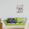 thumbnail image 2 of Coastal Chic Wall Art Beach Canvas with Seaside Bicycle Scene, 12x16in Adds Aqua Blue Calmness to Your Bedroom Décor, 2 of 7