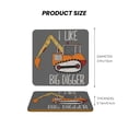 thumbnail image 5 of Xecao I Like Big Digger for MDF Cork Coaster 4 Pcs,Drink Coasters,Suit for House Warming Gifts New Home ,Coffee Table Decor-Square, 5 of 7