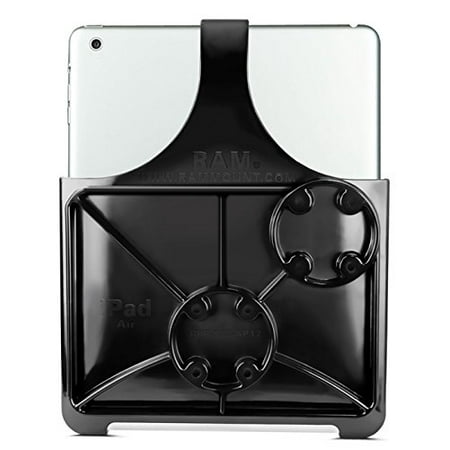RAM EZ-Roll'r Model Specific Cradle for the Apple iPad Air 1 2 & iPad Pro 9.7 WITHOUT CASE, SKIN OR SLEEVE, Compatible with various iPad cable/docking accessories By RAM