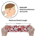 thumbnail image 7 of Wukai Red Hawthorn Sports sweatband,Men & Women Sweatband Headband for Running, Cross Training, Racquetball, Working Out, 7 of 7