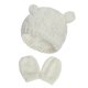 thumbnail image 1 of Conjunto de gorro y manoplas unisex para bebés y niños pequeños, gorro y guantes de punto gruesos y cálidos para invierno para niños y niñas, talla S, adecuado para niños de 0 a 2 meses, 1 of 7