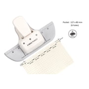 Bira Craft 3 Hole Punch, 4 Sheet Capacity, Mini/Pocket, Performance