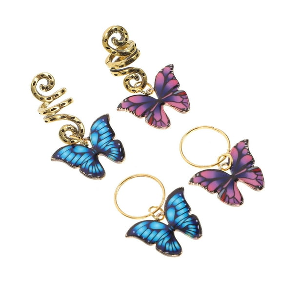 Luxshiny Creative Hair Jewelry Assorted Color Zinc Alloy for Parties and Weddings 12Pcs