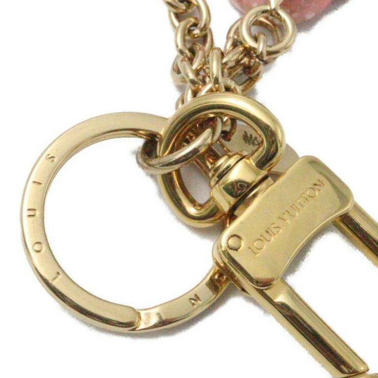 LOUIS VUITTON Bag charm key holder ring chain AUTH Portocre Messager M66264  LV