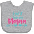 thumbnail image 3 of Inktastic I Got It from My Mama, Mom, Mother, Arrow, Hearts Boys or Girls Baby Bib, 3 of 4