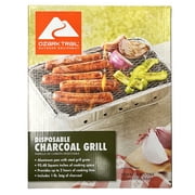 Ozark Trail Disposable Instant Charcoal Grill  540g Charcoal Content, Aluminum